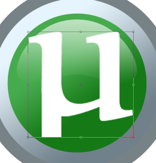 Tutorial de Photoshop para crear el logo de Utorrent con Photoshop